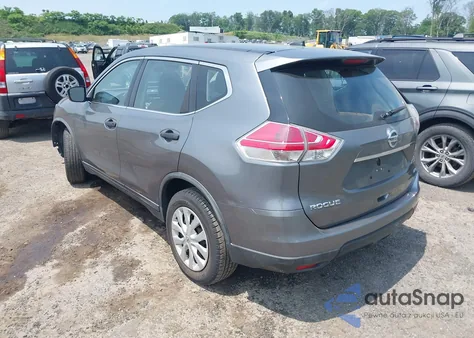2016 Nissan Rogue S/Sl/Sv z USA, uszkodzony, nr VIN KNMAT2MV7GP676203